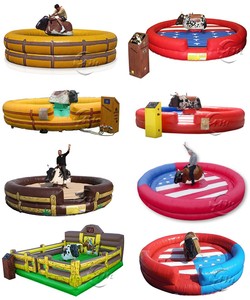 Party Rentals Taureau mécanique Vente en gros Bull Ride Gonflable <span class=keywords><strong>Rodeo</strong></span> Bull Challenge Game Manufacturers - Product Image 6