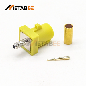 Connecteur à sertir Fakra K mâle pour câble coaxial RG316 RG174, transmission de données haute vitesse, <span class=keywords><strong>autoradio</strong></span> GPS - Product Image 6