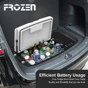 <span class=keywords><strong>Voiture</strong></span> <span class=keywords><strong>de</strong></span> transport portable DC 12/24v Anti-vibration 35L pour tesla modèle Y/X/3/S <span class=keywords><strong>coffre</strong></span> <span class=keywords><strong>voiture</strong></span> réfrigérateur Tesla réfrigérateur pour <span class=keywords><strong>coffre</strong></span> personnalisé - Product Image 4