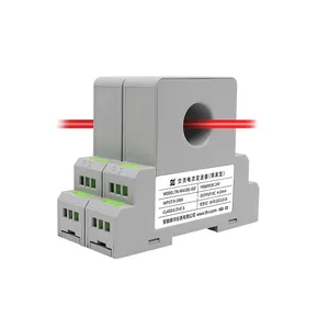 AC transmiter arus 0-50A/0-100A 4-20mA buatan Cina