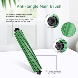 Kit d'accessoires de remplacement pour <span class=keywords><strong>IRobot</strong></span> Roombas Plus 505/405 <span class=keywords><strong>Robot</strong></span> <span class=keywords><strong>Aspirateur</strong></span> Pièces Brosse Principale Brosse Latérale Filtre Hepa Vadrouille - Product Image 4