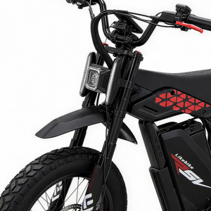 Hochleistungs-Elektro-Mountainbike mit Mittelmotor, 60V Lithium-Akku, Carbonstahlrahmen und Langstrecken-Lithium-Batterie - Product Image 2