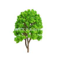 Senlin tanaman model sandtable plastik kerajinan tangan Swakarya bubuk pohon lubang road - Medium