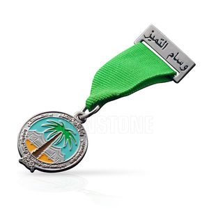 Medallas conmemorativas troqueladas, Metal de latón personalizado con cortina corta - Product Image 6