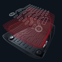 Tapis de sol de voiture très résistant, intérieur de voiture, pour Chevrolet Silverado, Protection contre toutes les intempéries, pour camion de ramassage, véhicules tout-terrain, 1 paire