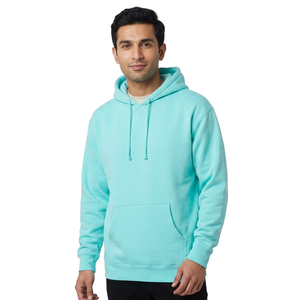 Sudaderas con Capucha para Hombre, Invierno, Media Cremallera, Logotipo Sublimado, 100% Algodón, Tela de Velour, Corte Holgado, Ecológicas - Product Image 1