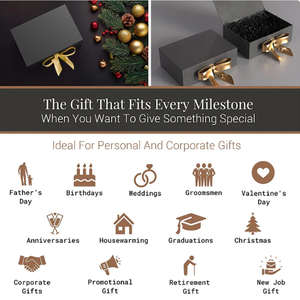 Scatola Calendario Magnetica Rossa Apribile Personalizzata 12 giorni 24 giorni 25 giorni Calendario dell'Avvento di Natale Scatola Regalo a Sorpresa - Product Image 4