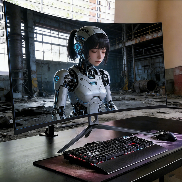 Ultra-Wide 38 Inch Curved 4K Gaming Monitor 32:9 144Hz HDR IPS Low Input Lag FreeSync Gaming Monitor With Adjustable Stander