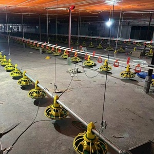 Pièces d'équipement d'élevage de poulets de chair : <span class=keywords><strong>Tuyau</strong></span> d'eau rond et carré en <span class=keywords><strong>PVC</strong></span>, Abreuvoir à tétine en acier, Coupe-goutte, <span class=keywords><strong>Mangeoire</strong></span> pour poussins - Product Image 3