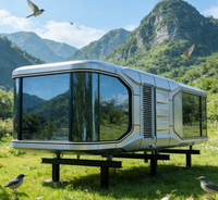 Capsule spatiale modulaire préfabriquée moderne, amovible, intelligente, de conception mobile, personnalisable, anti-humidité, pour le couchage, 10ft 20ft 30ft 40ft