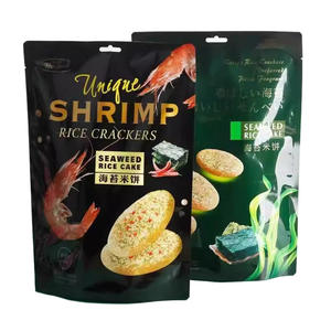 Galletas <span class=keywords><strong>de</strong></span> <span class=keywords><strong>Arroz</strong></span> Binzhou con Algas Marinas, Sabor a Queso Dulce y Crujiente, Bolsa <span class=keywords><strong>de</strong></span> 168g, Bocadillos Exóticos - Product Image 1