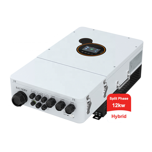Factory Price Split Phase Hybrid Solar Inverter 120V 240V 8KW 10KW 48V Single Output IP65 Protection