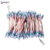 DC5V WS2811 Diffusé Numérique RVB LED Pixel Lumière Adressable Individuellement 12mm Round LED Modules Smart Led Strip Light
