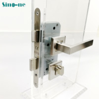Ensemble de serrures de porte fabriqué en Chine, usine OEM, ensemble de serrures à mortaise Euro pour porte commerciale 4085
