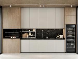 Armoires modulaires de haute qualité personnalisées, meubles de cuisine écologiques, panneaux de particules pour les petites et moyennes cuisines - Product Image 2