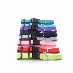 विभिन्न प्रकार के रंगों उपलब्ध कुत्ते कॉलर जल्दी रिलीज ठोस पालतू कॉलर कस्टम कुत्ते कॉलर के साथ उच्च गुणवत्ता का पट्टा प्रकार - Product Image 2