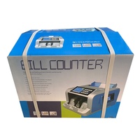 Compteur de billets semi-intelligent 1100T2 UV3MG, détecteur de billets de banque multi-devises avec calculatrice, drapeau national