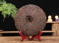 Thé Pu'er du Yunnan 2020, 340g, Gâteau de thé Ban Zhang Impression (Thé mûr), style séché, pour adultes, emballage en sachet, sans additifs, 10 ans de maturation