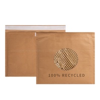 Sacs en papier nid d'abeille rembourrés, enveloppes d'expédition en papier kraft pour vêtements, chaussures, chaussettes