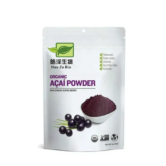 Atacado Natural Fruit Powder antocianinas Açaí Berry Extrato Em Pó