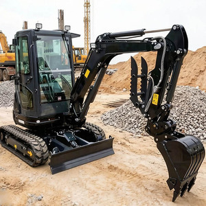 Mini-excavatrice 3,5 tonnes EPA neuve, livraison gratuite UE, mini-pelle sur chenilles, excavatrice agricole, moteur 1 tonne 2 tonnes, petite machine d'excavation - Product Image 1