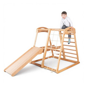 โครงสร้างปีนป่ายกลางแจ้งสำหรับเด็ก บ้านโครงสร้างปีนป่ายในร่ม สนามเด็กเล่นในร่มสำหรับเด็กอายุ 1-6 ปี - Product Image 1