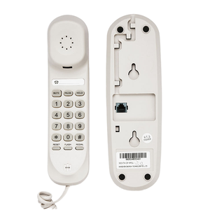 Téléphone filaire mural <span class=keywords><strong>pour</strong></span> bureau, maison, hôtel, vente en gros, mini téléphone <span class=keywords><strong>fixe</strong></span> - Product Image 1