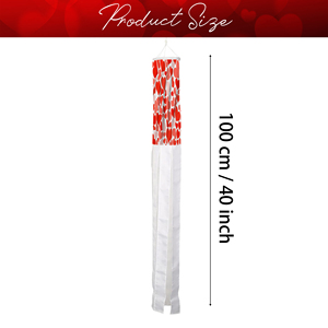 ถุงลมถุงเท้าวันวาเลนไทน์ลายพิมพ์ดิจิตอลสำหรับลานสวน - Product Image 2