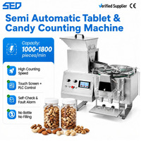 Machine de comptage de comprimés, de bonbons et de gélules semi-automatique à écran tactile PLC, haute précision ±1%, certifiée CE