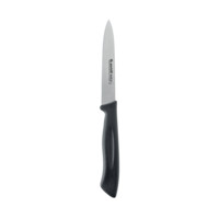 Couteau à steak/dîner Marietti, lot de 2, lame lisse, manche en plastique