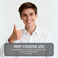 Onugesmile 7/14 Tiras Blanqueadoras de Dientes Sin Peróxido, Seguras para el Esmalte, Antideslizantes, Aceptan OEM