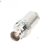 Connecteur coaxial BNC triaxial TRB-J/K mâle/femelle, fiche 3-emplacements, 75 Ohm, 500 MHz, 2500V pour applications de câbles RF