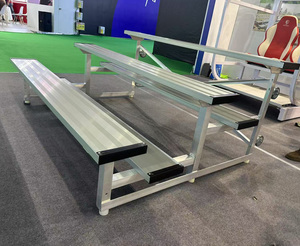 Venta <span class=keywords><strong>directa</strong></span> de fábrica Gradas de aluminio movibles Gradas de cancha de baloncesto Gradas 3 filas Sillas de estadio Blanqueadora con asientos - Product Image 1