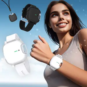 2 in 1 New Design Portable Ionic Wearable Mini Air Cleaner Neck Wrist Wear Watch Necklace Wristband Personal Air Purifier