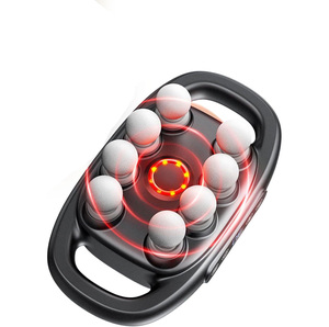 Pistola de Masaje Fascial Recargable de 8 Cabezales, Motor sin Escobillas, Relajación Corporal Completa, Masajeador de Vibración de Alta Potencia, Capacidad de 49 kg para Músculos del Cuello - Product Image 1