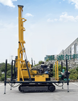 Foreuse géotechnique sur chenilles XY-3 avec tour hydraulique pour essais SPT et équipement de forage de sols, pompe à moteur