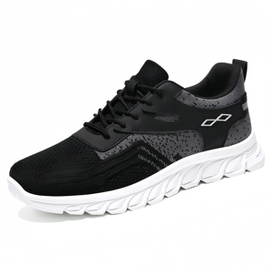 Zapatos de Hombre Modernos y a la Moda, con Entresuela Suave de EVA, Forro de Malla Transpirable, Zapatos Deportivos Casuales para Caminar, con Cierre Deslizante/Con Cordones - Product Image 3