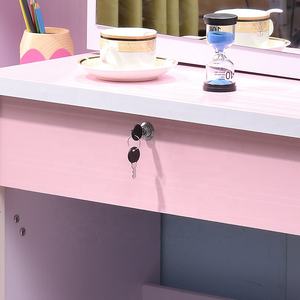 <span class=keywords><strong>Tocador</strong></span> de Madera Estilo Nórdico para Dormitorio Más Vendido para Chicas, Últimos Diseños de Muebles de Maquillaje con Espejo y <span class=keywords><strong>Cajones</strong></span> - Product Image 3