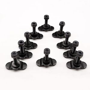 Треки из нержавеющей стали для крепления грузов в грузовиках и авиатранспорте с резьбой M6, M3, M4, M5, M8 — длины 40 мм, 25 мм, 50 мм, 12 мм - Product Image 3