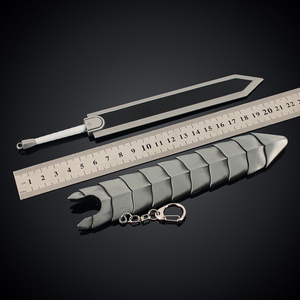 Mini Spada Berserk in Metallo, Tecnica di Fusione Dragonslayer, Personaggio TV e Cinema, Oggetto da Collezione, Arte 22cm 169g, Portachiavi in Lega di Zinco - Product Image 3