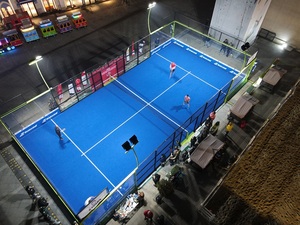 Precio de fábrica Seguridad Padel Court Fabricantes deportivos Tenis <span class=keywords><strong>Padlle</strong></span> canchas de tenis con techo - Product Image 2