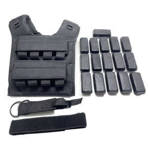 Chalecos ponderados ajustables <span class=keywords><strong>de</strong></span> entrenamiento <span class=keywords><strong>de</strong></span> calidad <span class=keywords><strong>de</strong></span> 20KG para entrenamientos <span class=keywords><strong>de</strong></span> <span class=keywords><strong>calistenia</strong></span> ponderados, entrenamiento físico - Product Image 1