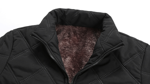 Giacca Invernale da Uomo Nuova Giacca in Cotone Tinta Unita Calda Giacche da Uomo Cappotto Business Casual Cappotti per Adolescenti Taglie <span class=keywords><strong>M</strong></span>-5XL - Product Image 5