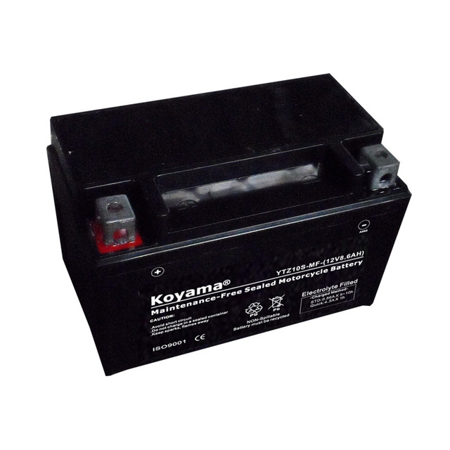 YTZ10S MF Motorcycle Batteries/motorcycle Parts 12V8.6AH