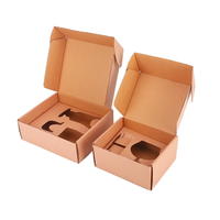 Emballage en carton ondulé personnalisé en forme d'avion pour tasses, mugs, pots à thé et bouteilles en verre avec fermeture magnétique