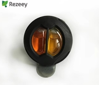 Désodorisant de voiture de luxe à double parfum Papier de luxe en plastique moderne avec diffuseur de membrane de parfum orange de longue durée