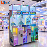 LIFUN Machine à griffes Super Mega Mini de 18 pouces, jeu d'arcade à monnayeur pour attraper des prix, avec lecteur de billets et lecteur de cartes, pour centre commercial