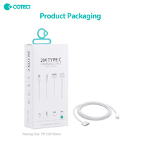 Cable de Carga Magnético Flexible y Resistente al Desgaste COTECi de 140w de Carga Rápida Tipo-C para Macbook