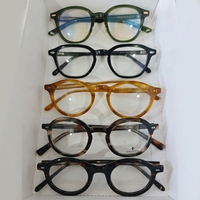 Déstockage : Montures de lunettes optiques en acétate de forme ronde, assortiment aléatoire de montures de lunettes