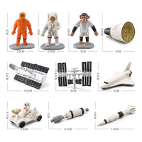 Simulation Apollo Lunar Module Set avec Aircraft Rover Model Kit Aviation Gift Toys